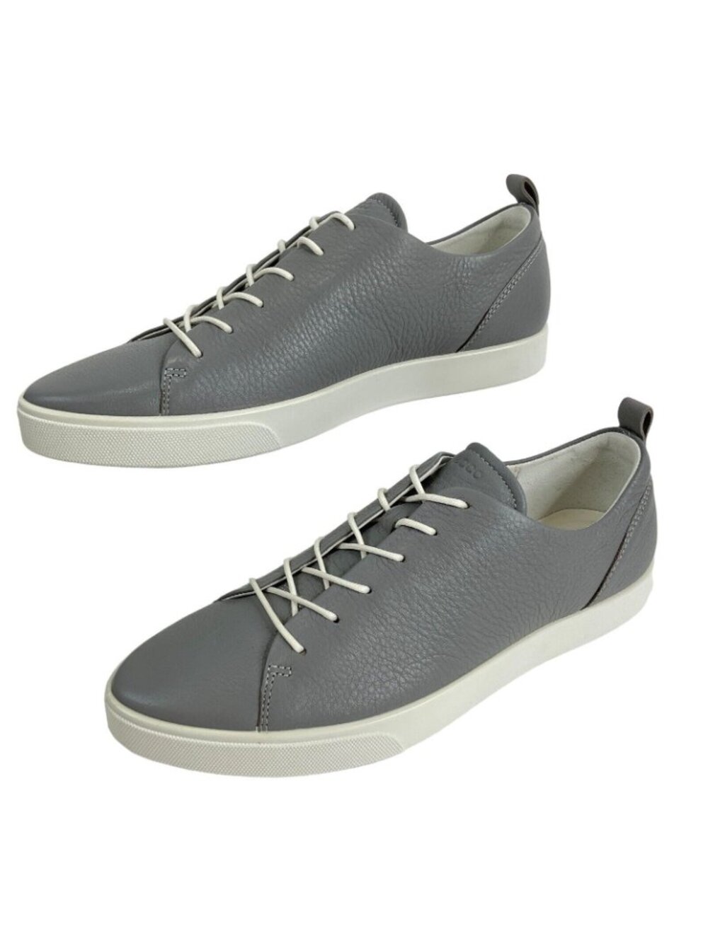Ecco Shoes Women's Sz 41 US 10-10.5 Gillian Gray Leather Sneaker Point $180 Nib - Picture 2 of 11